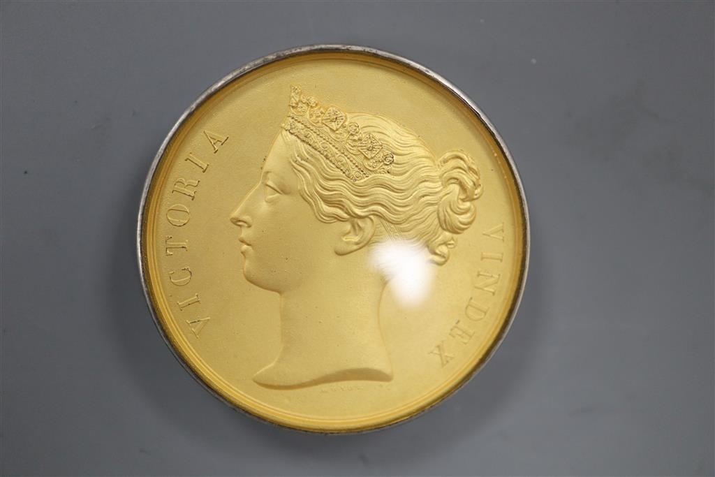 A Candahar Ghuznee Cabul 1842 cased medal
